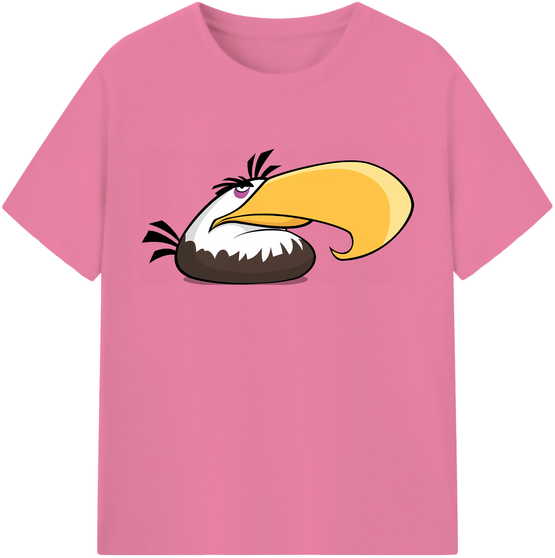 （画像用） Angry Birds アングリーバード 綿100％半袖Tシャツ（フロントプリント）